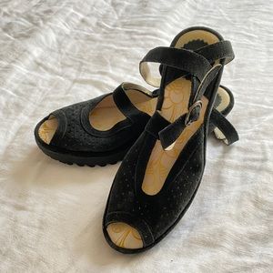 Fly London Suede Wedges